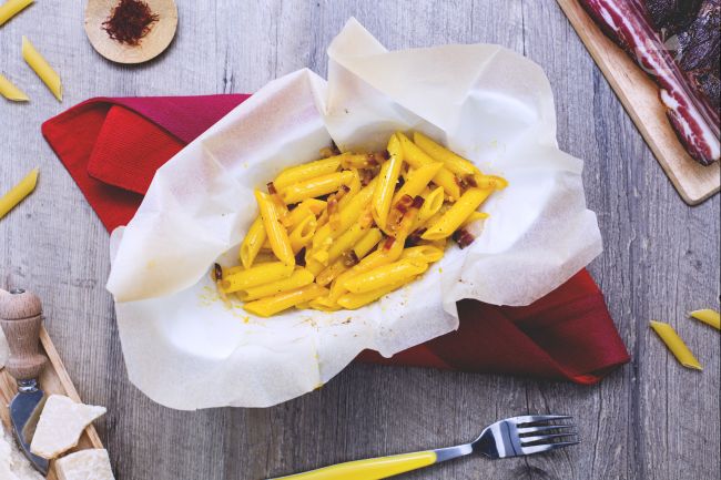 penne zafferano